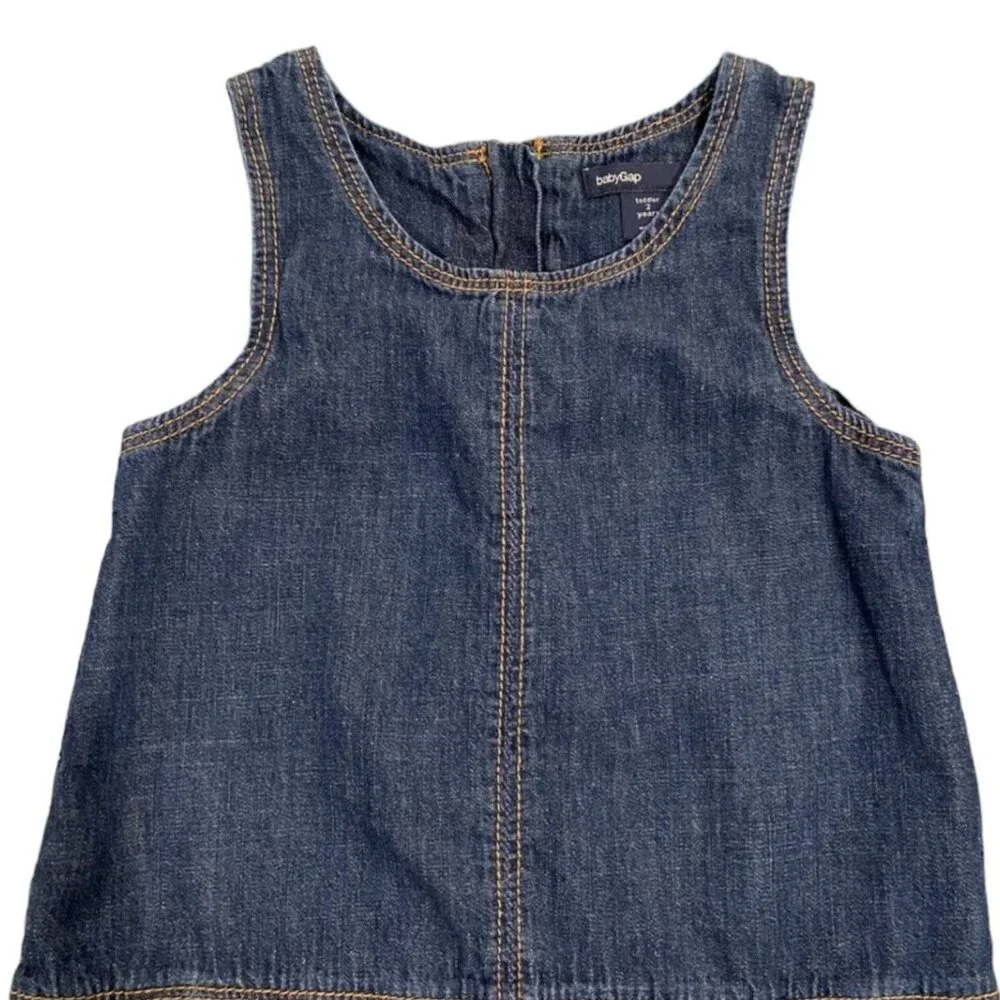 Baby Gap 2Y Denim Jumper Dress